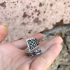 Ararat ring , Sterling silver 925 jewellery, Armenian rings, Armenian patterns on handmade silver ring , unique Armenian style ring