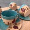 Ceramic Coffee Cups and Saucers