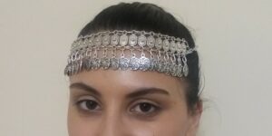 Eternity Forehead Silver Plated Drop, Armenian Headpieces Drop