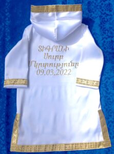 Կնունքի հագուստ, ասեղնագործ | Baptism Tunic