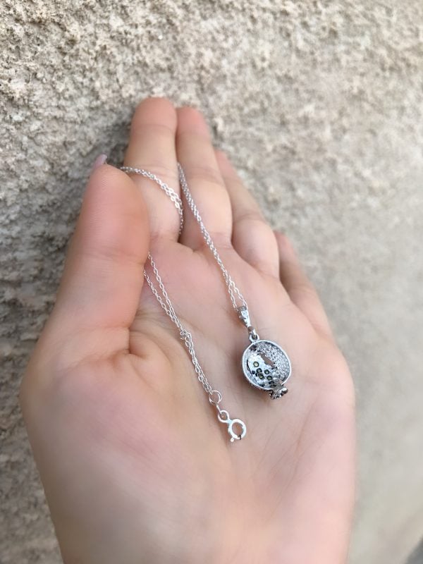 Silver Pomegranate Pendant