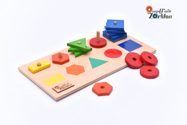 "Colorful Geometry" Wooden Toy