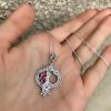 Sterling Silver Pomegranate Pendant