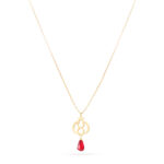 Pomegranate Gold Necklace by Anet's Collection