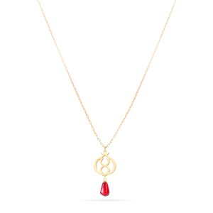 Pomegranate Gold Necklace by Anet's Collection