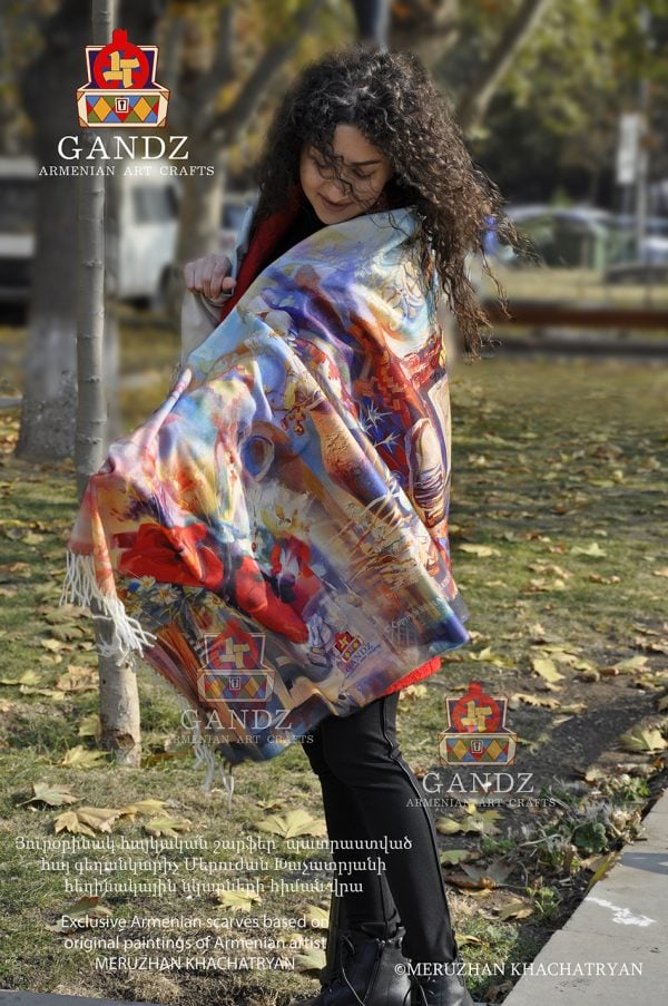 "Of My Motherland Armenia" Scarf