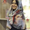 Silk, chiffon scarf "Armenian dream with still life" by Gandz #3034