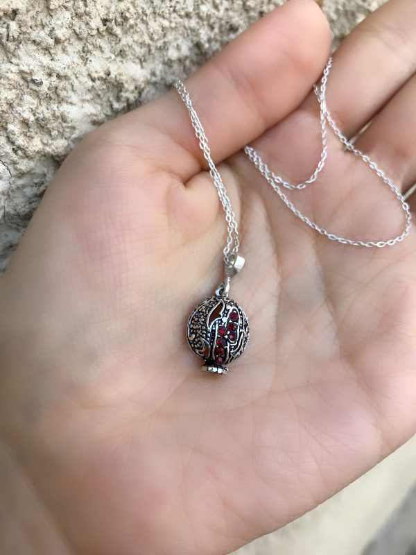 Silver Pomegranate Pendant