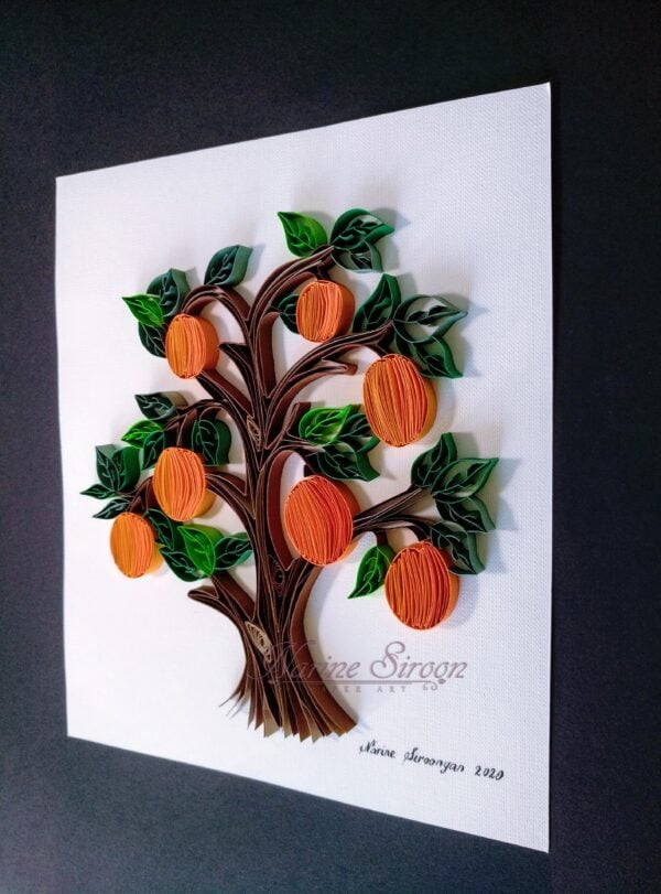 Quilled Armenian Apricot Tree of Life