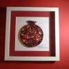 Armenian Pomegranate, Quilled abstract artwork