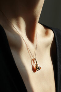 Calla Gold Plated Silver Necklace
