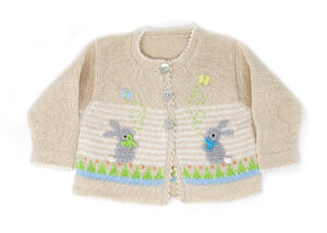 Easter Cardigan with Bunnies