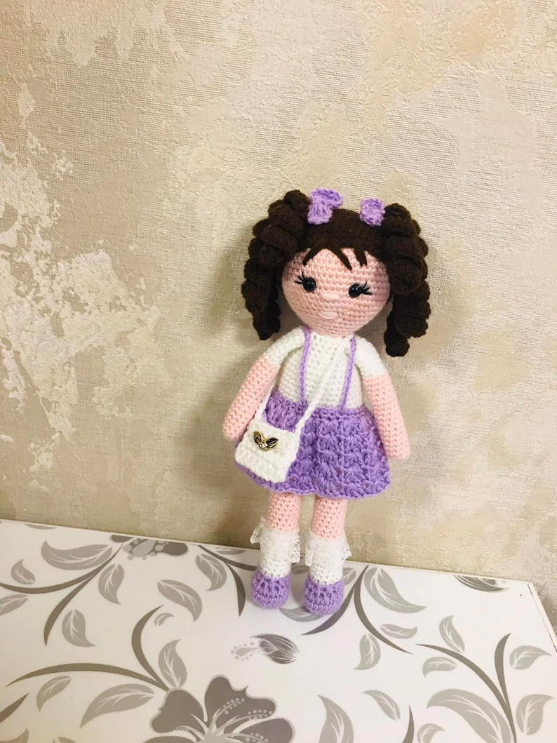 Princess crochet dress for dolls (portuguese/spanish) 