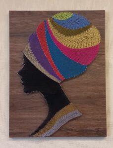 African Woman | String Art