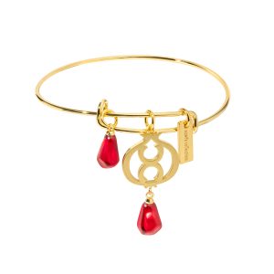 Pomegranate Gold Bangle By Anet's Collection