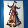 “Armenian Girl In Taraz” Contour Quilling