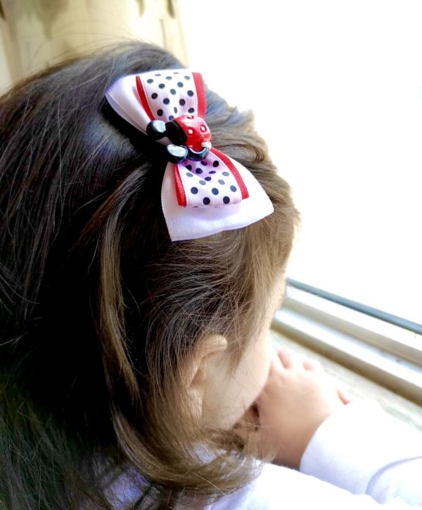 Mickey Mouse Hair Bows with Alligator Hair Clips (2 Pack)