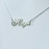 Silver "Name" Necklace.