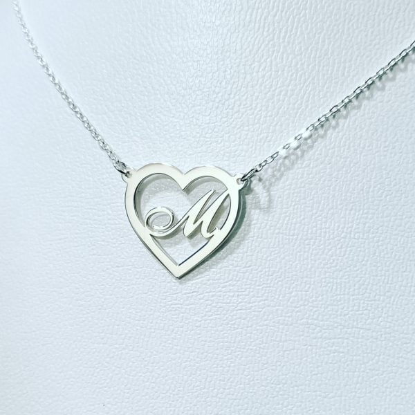 "Heart" Silver Necklace