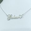 "Name" Silver Necklace