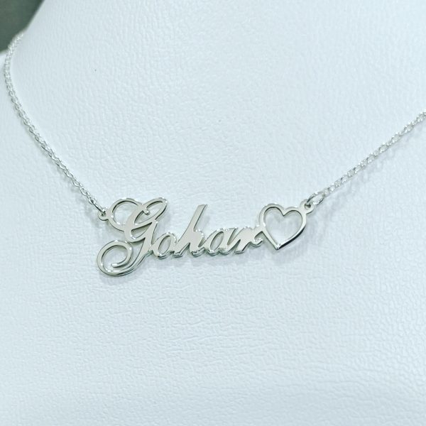 Silver "Name" Necklace.