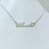 "Name" Silver Necklace