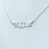 Silver "Name" Necklace.