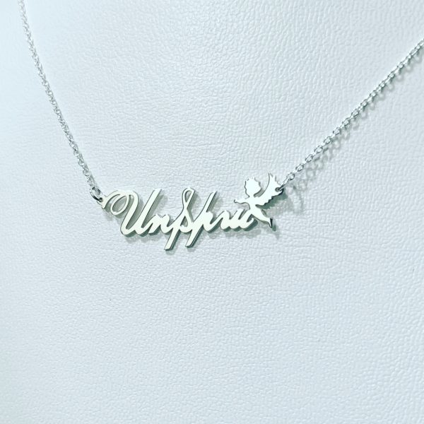 "Name" Silver Necklace