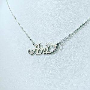 Silver “Name” Necklace.