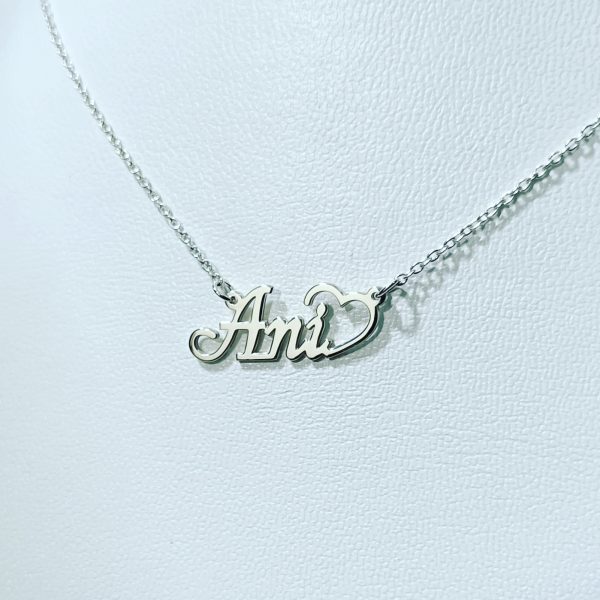 "Name" Silver Necklace