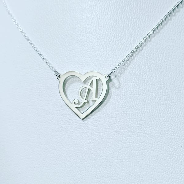 "Heart" Silver Necklace