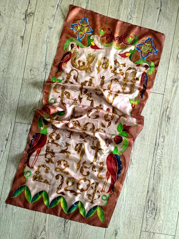 “Armenian Letters” Silk Scarf