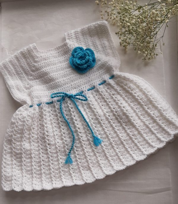 Handmade Crochet Baby Dress