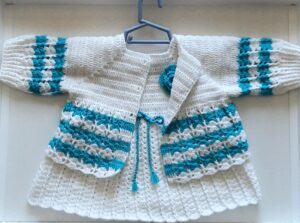 baby crochet jacket dress