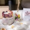 Botanical Candle with aroma sachet