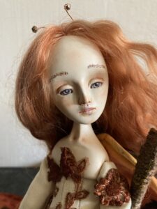 art doll “the red moth”