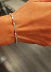 2.08Ct Diamond Tennis bracelet ,18K white Gold Diamond bracelet,18K Gold Genuine Natural Diamond Bracelet