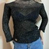 Black Thick Mohair Sweater