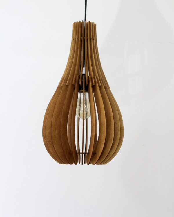 Wood Pendant light Hanging Dining Lamp, Minimalist Lighting Dining, Rustic Light Fixture, Modern Ceiling Lighting Contemporary Lamp Shade