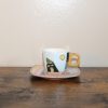 Handmade Ceramic Coffee / Espresso Cup and Saucer