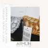 ARMLIN Golden metallic clutch