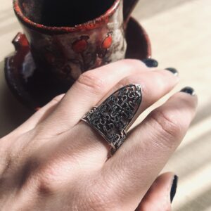 Sterling silver Armenian ring adjustable rings