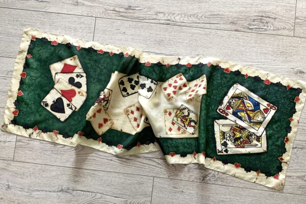 “Playing Cards” Silk Scarf