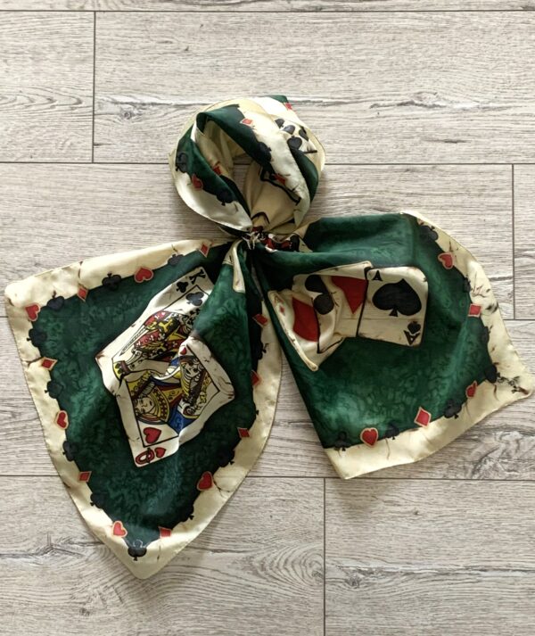 “Playing Cards” Silk Scarf