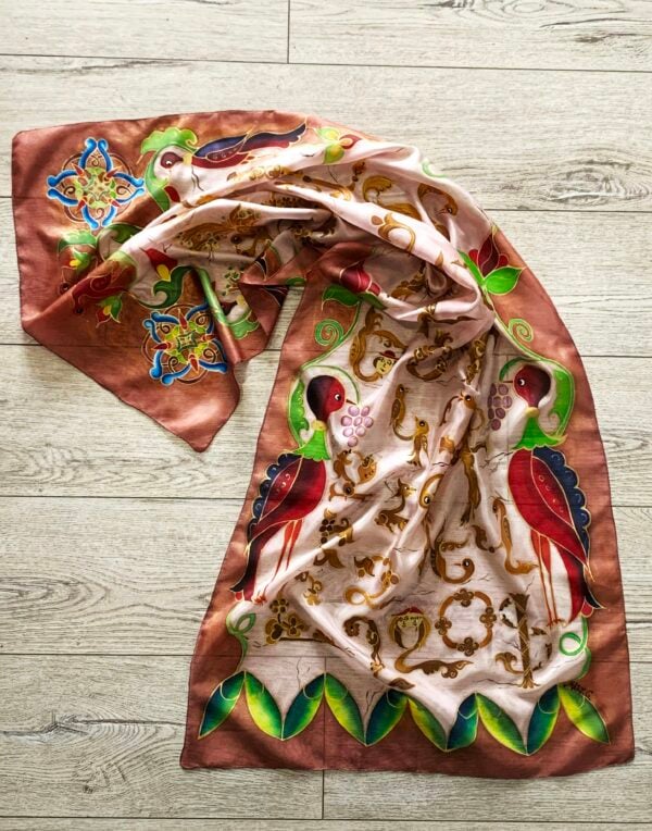 “Armenian Letters” Silk Scarf