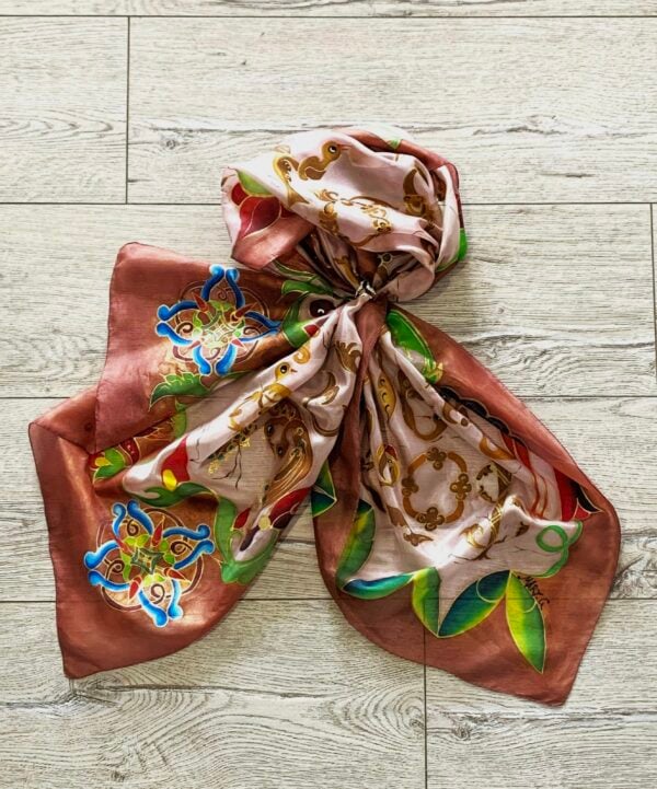 “Armenian Letters” Silk Scarf