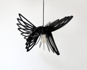 Pendant light fixture “Wings”
