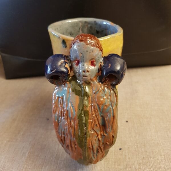 "Aquarius" Clay Cup