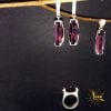 Amethyst Silver Jewelry Set