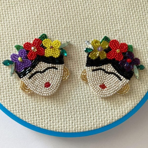 "Frida Kahlo" Brooch